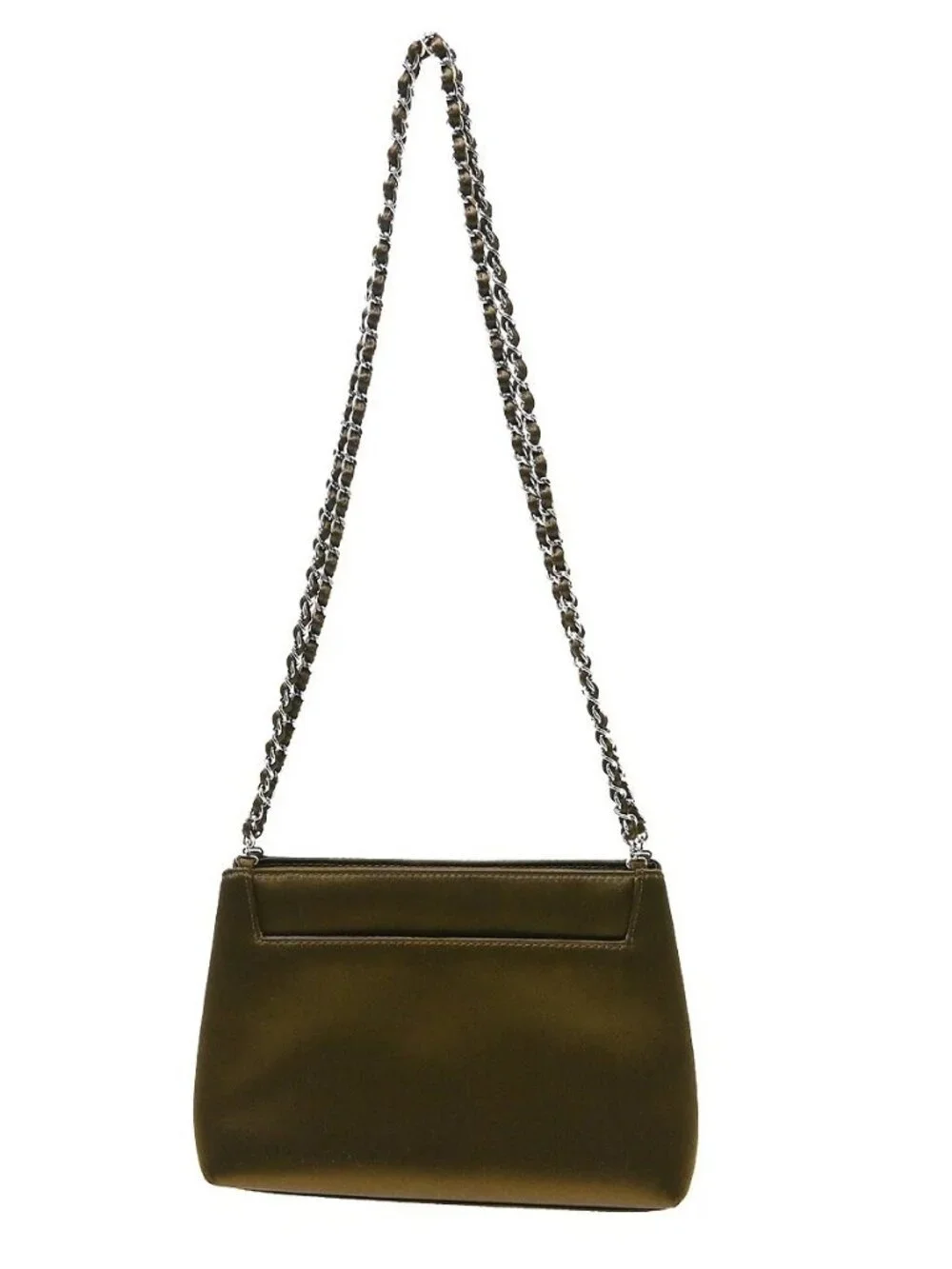 Best07 Chanel Brown Satin Handbag KQ01579